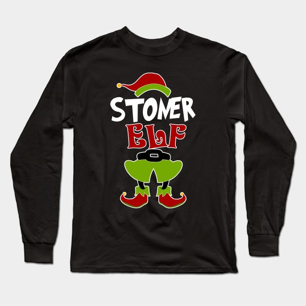 Stoner Elf Long Sleeve T-Shirt by KieraneGibson